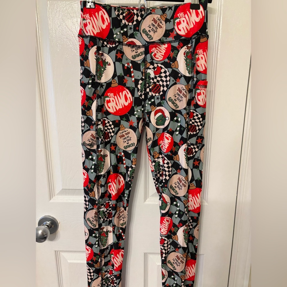 The Grinch Themed Leggings